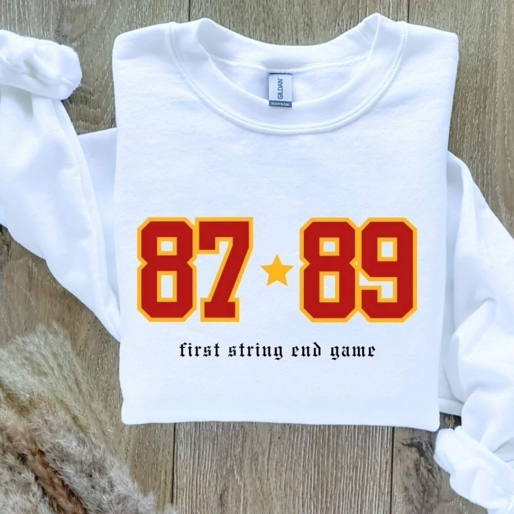 Taylor Swift Sweatshirt 87 89 First String End Game Sweater Hand Crafted